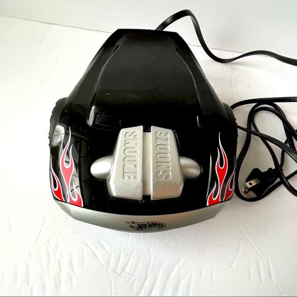 Hot Wheels by Emerson Snore Slammer Clock Radio Engine Sounds Alarm Clock - Picture 2 of 8